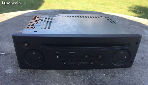 autoradio de l'annonce